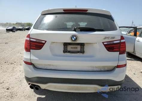 2015 BMW X3 Sdrive28I z USA, uszkodzony, nr VIN 5UXWZ7C57F0M82831